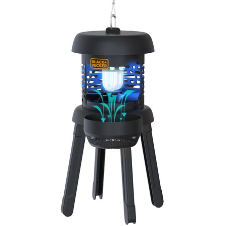 Black & Decker 3-Way Mosquito and Fly with Stand for Outdoor and Indoor Use BDPC973